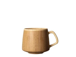 flan mug -brown-