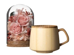 flower gift + flan mug