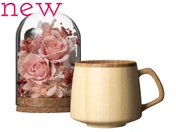 flower gift + flan mug
