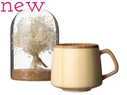 flower gift + flan mug