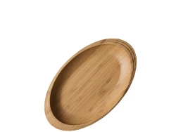 pasta plate -brown-